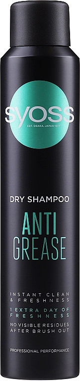 syoss anti grease suchy szampon do włosów