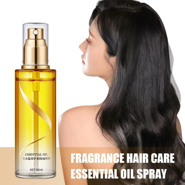 perfumy w sprayu z olejek do włosów