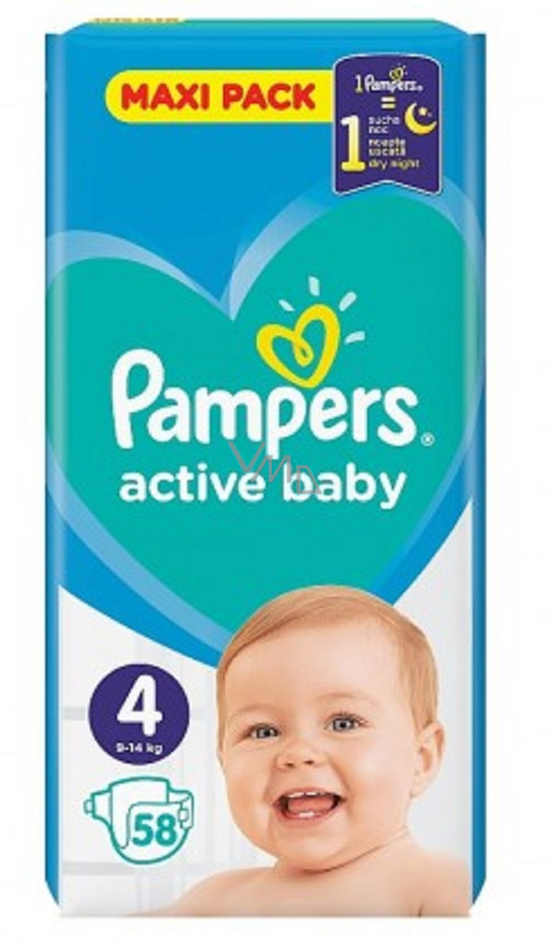 pampers actice baby 4