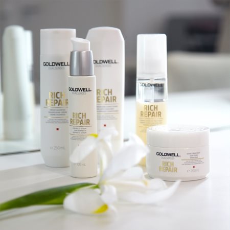 goldwell dualsenses rich repair szampon odbudowujący do włosów zniszczonych