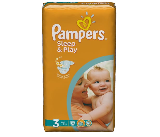 netto pieluchy pampers 3 sleep play