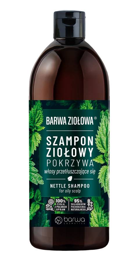 szampon z pokrzywy a farba do włosów