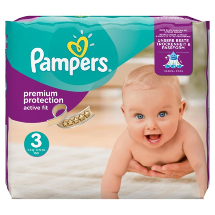 pampers premium protective active fit