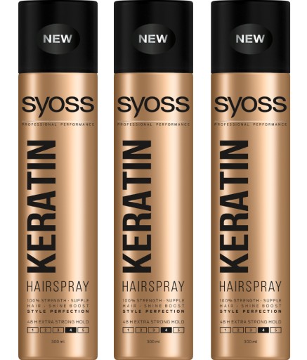 yoss keratin lakier do włosów 300 ml