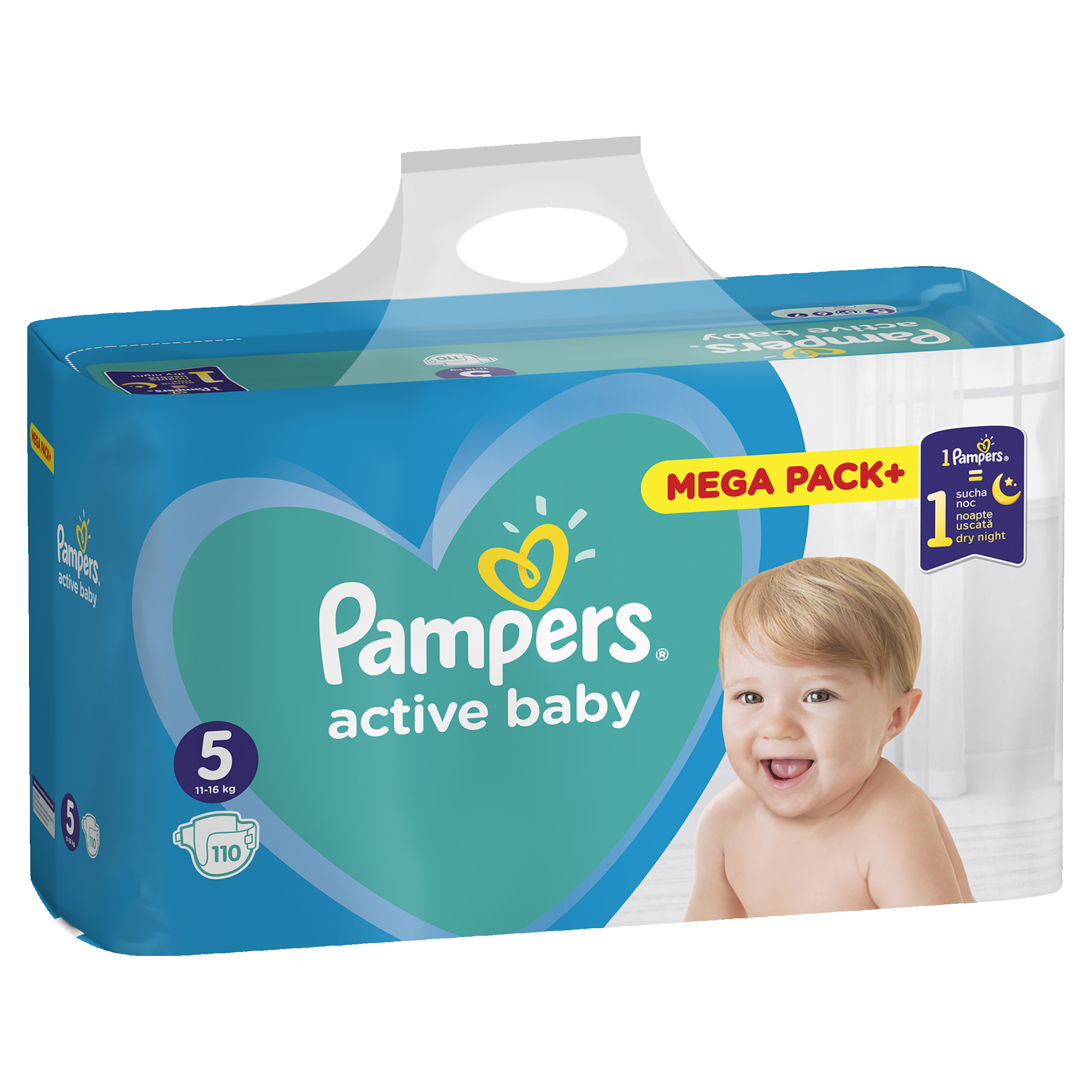 pampers active baby 5 110 szt