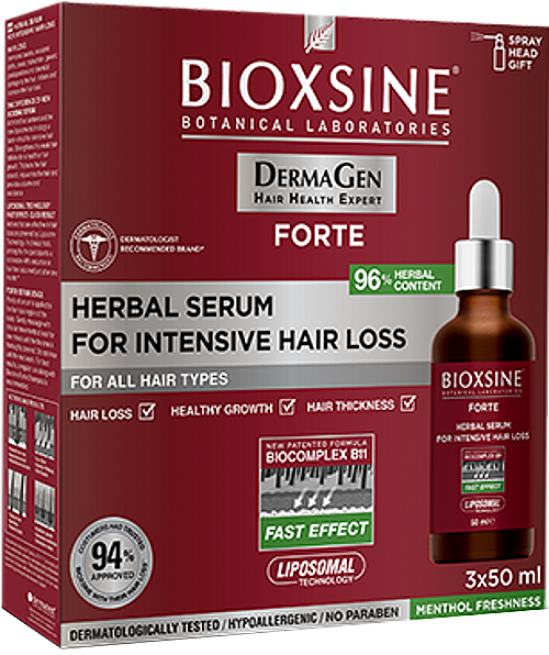 bioxsine dermagen women szampon ziołowy przeciw wypadaniu włosów opinie