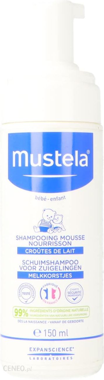 mustela szampon w piance dla niemowląt