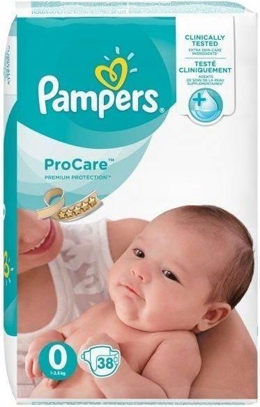 pampers pro care rozmiary