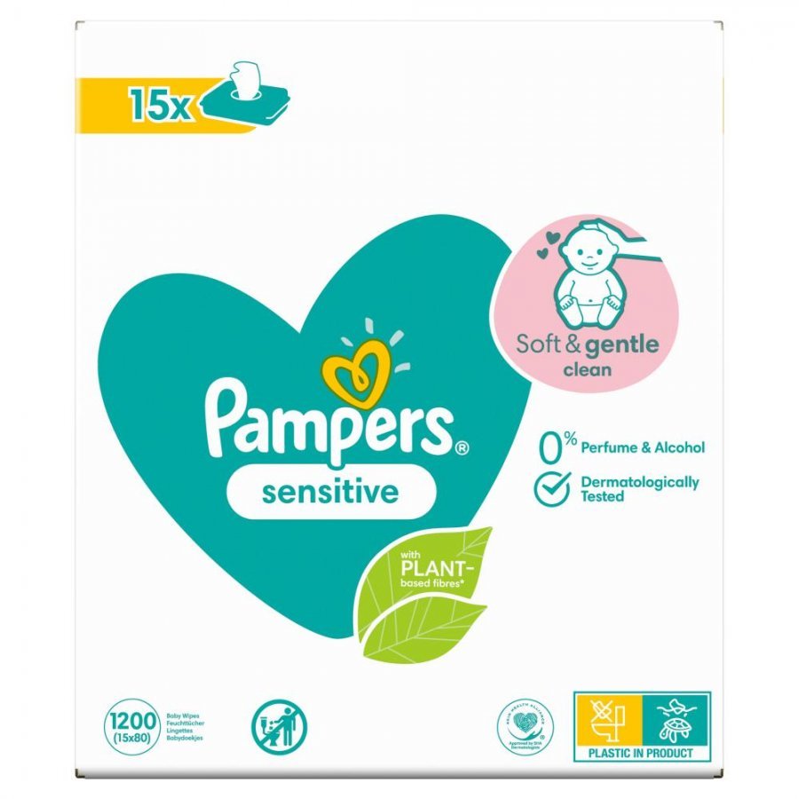 pampers sensitive chusteczki 24 cena