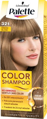 palette szampon koloryzujący średni blond 321