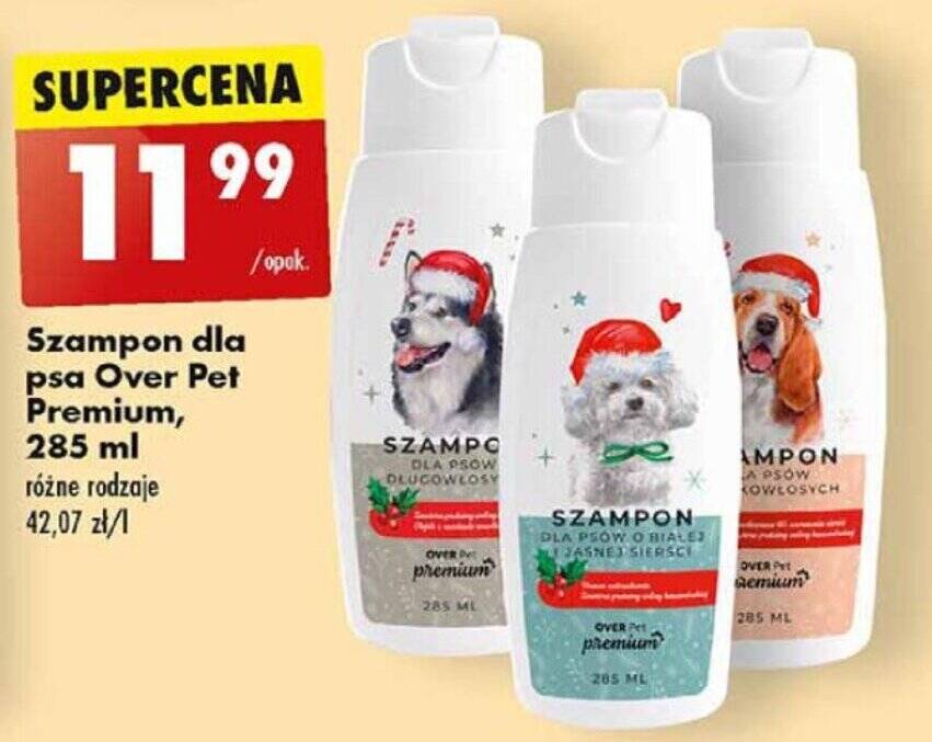 szampon dla psow biedronka