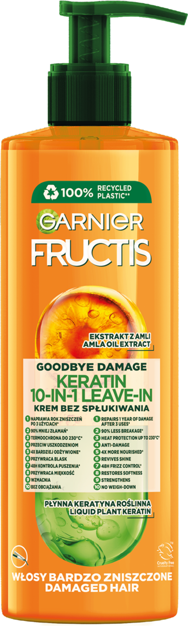 odżywka do włosów fructis goodbye damage 10w1 400ml