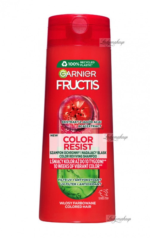 szampon do włosów fructis color ròżowy