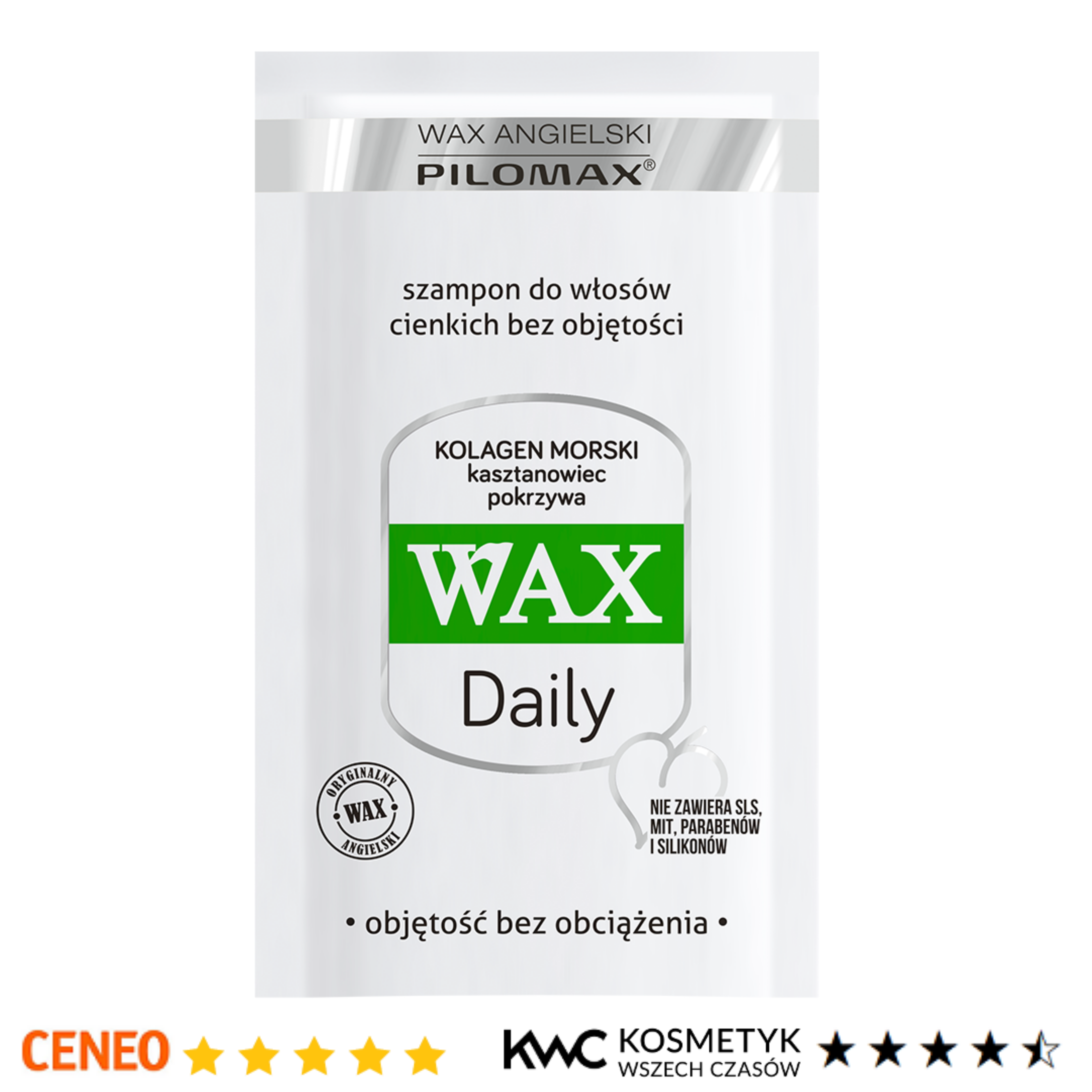 wax pilomax daily mist szampon do włosów cienkich