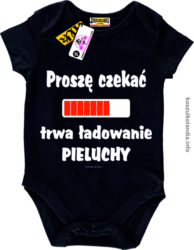 uwaga trwa ładowanie pieluchy