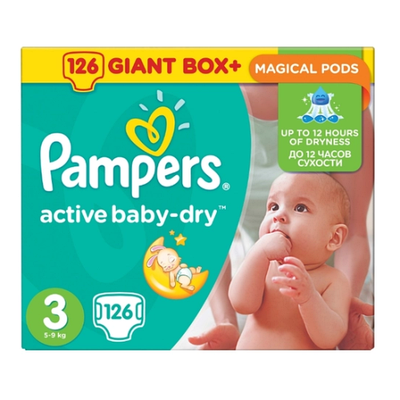 126 pampers active bay