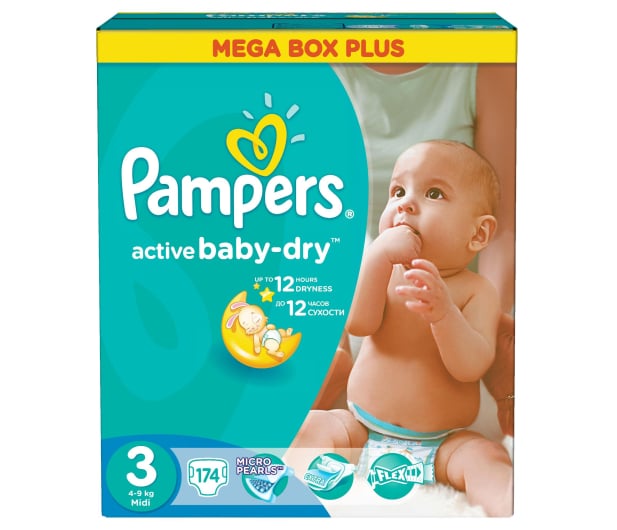 pampers midi 174szt