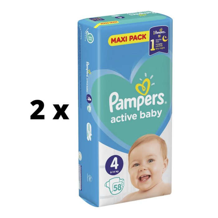 pampers active baby 58