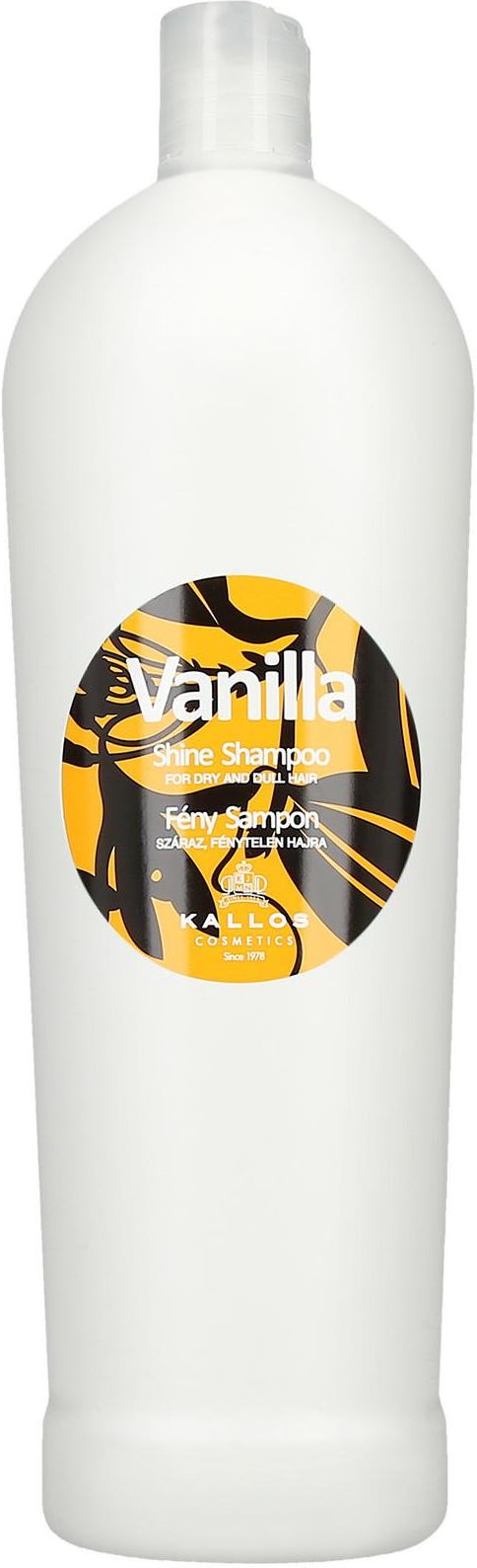 kallos vanilla shine shampoo szampon nabłyszczający do włosów 1000 ml