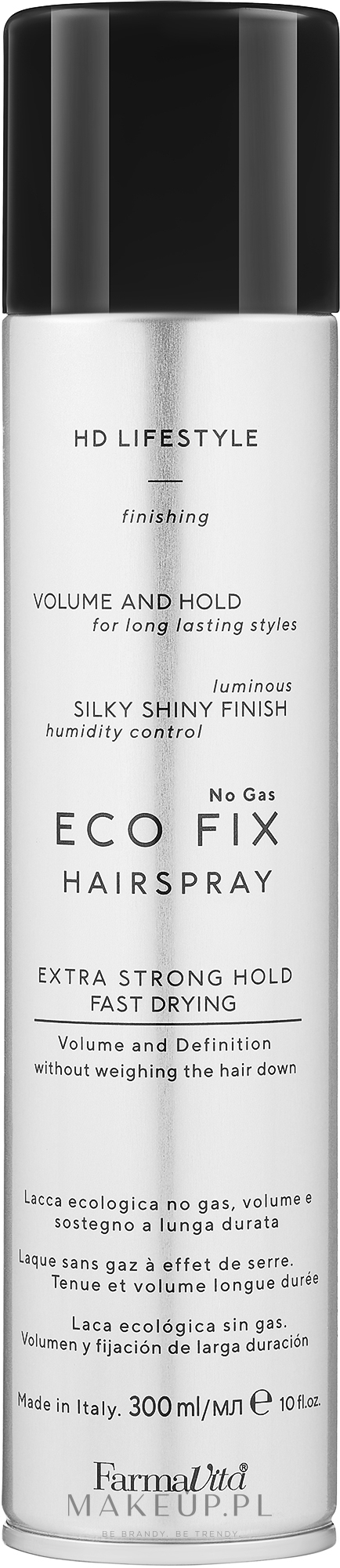hd eco fix no gas lakier do włosów