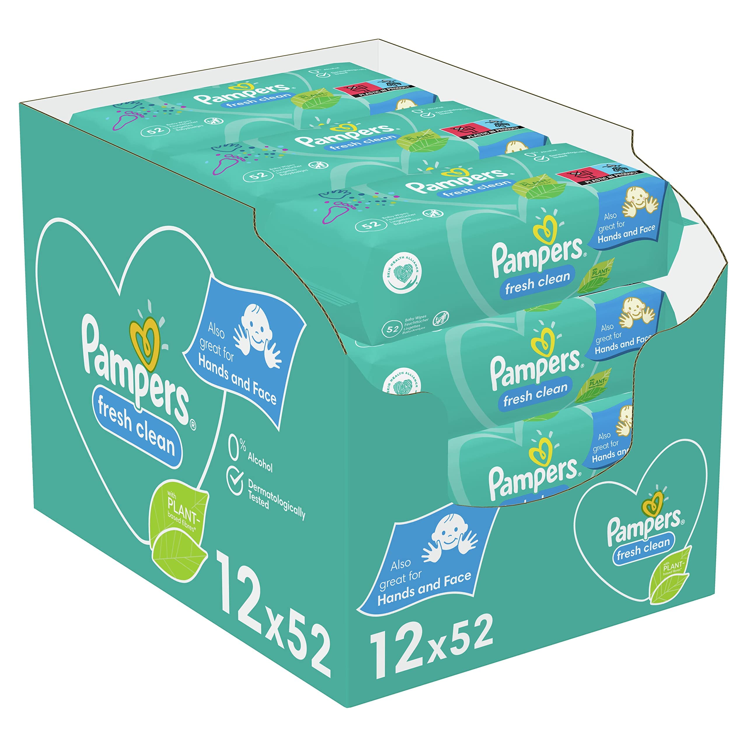 pampers fresh clean 12 sztuk