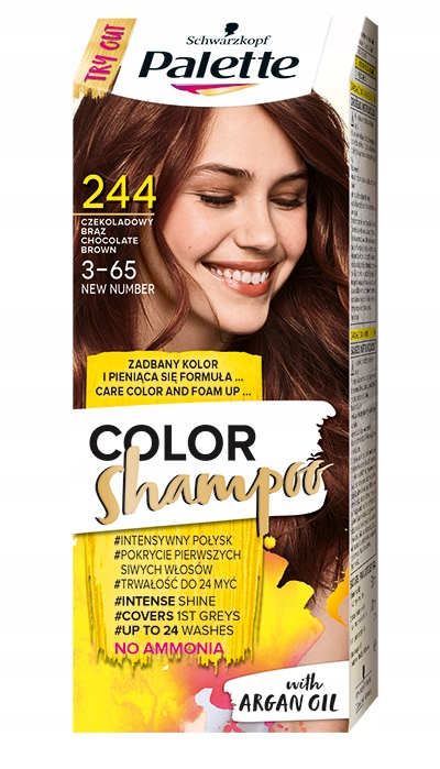 szampon koloryzujący do włosów brązowych