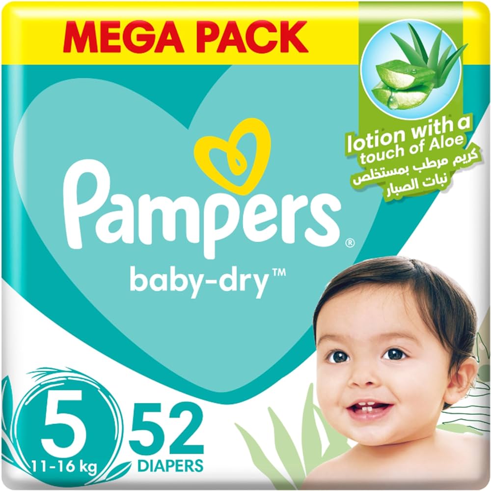 mega pack pampers size 5