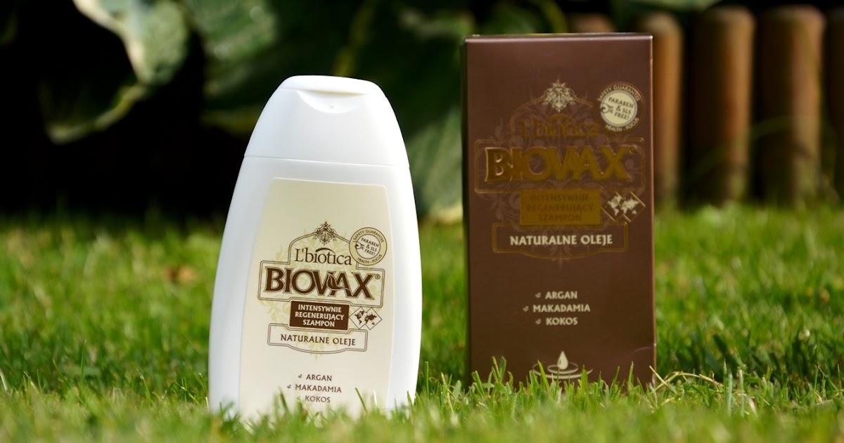 biovax regenerujący szampon argan makadamia kokos