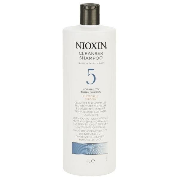 nioxin 5 cleanser szampon do wypadających włosów grubych