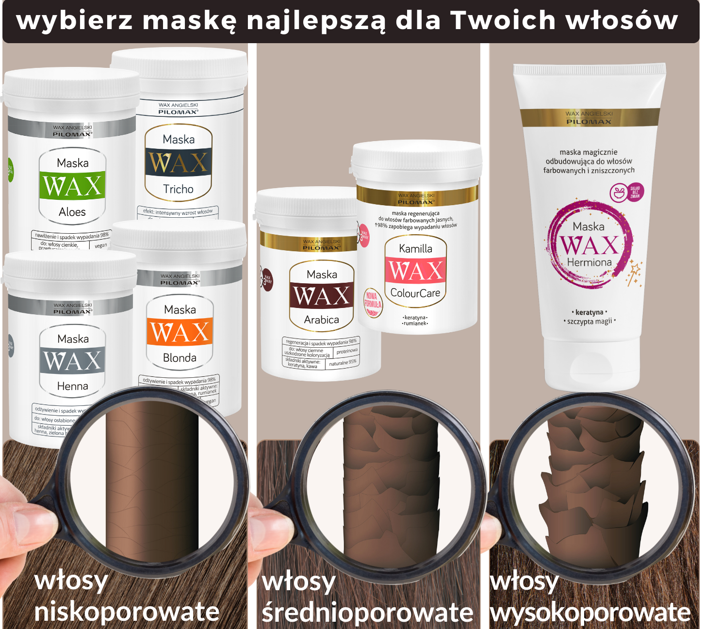 wax odżywka do włosów blond 1l