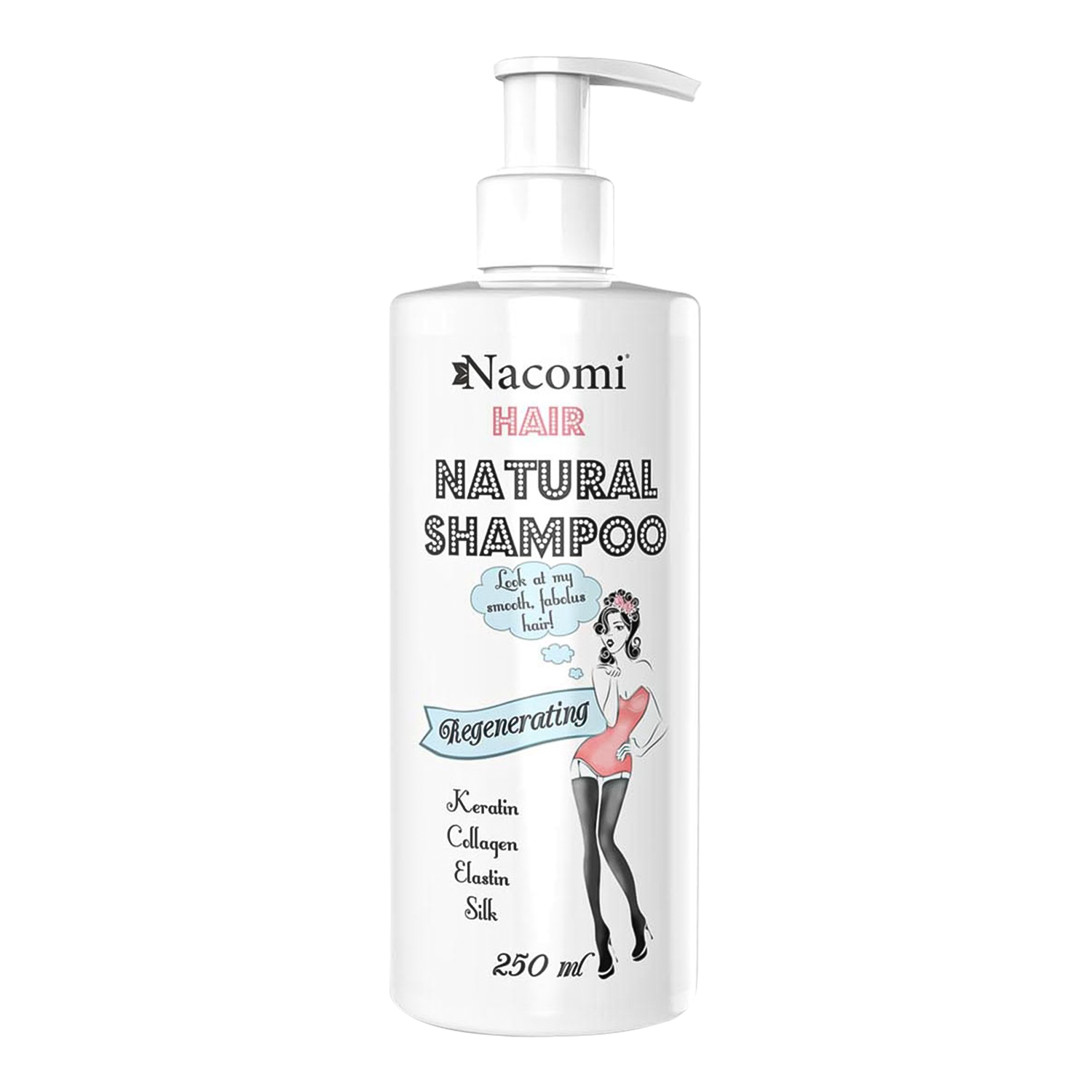 nacomi szampon odżywczo-regenerujący do włosów 250ml