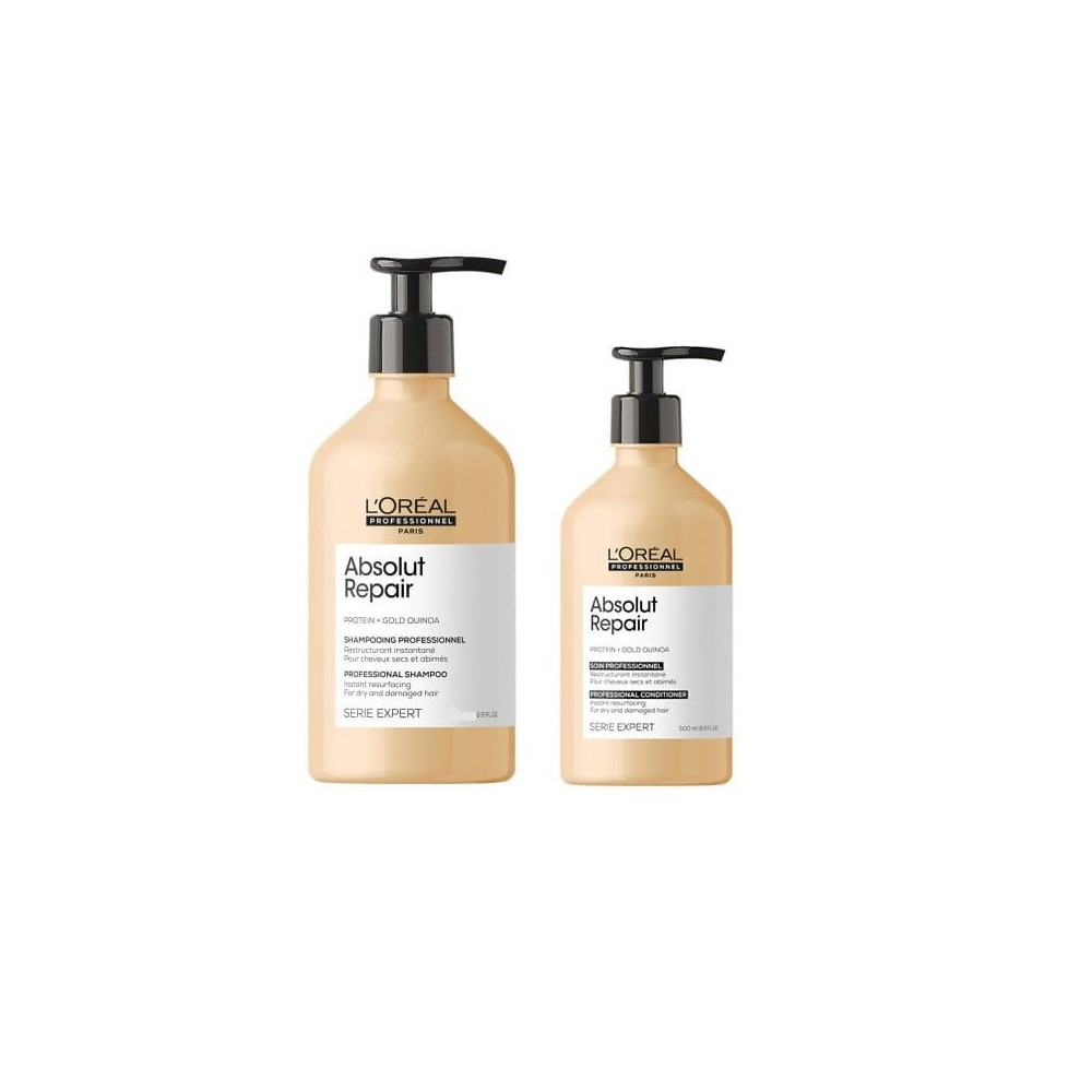 loreal absolut repair szampon 1500 odżywka 750