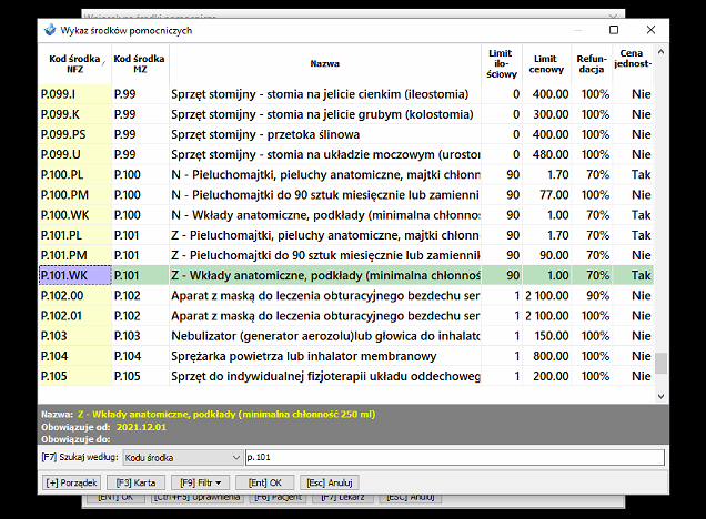 nfz recepta na pieluchy