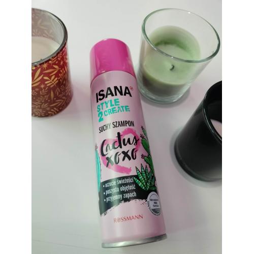 isana style 2 create suchy szampon efekt