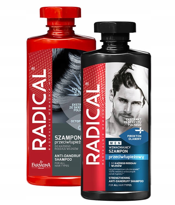 szampon do włosów wzmacniający i przeciwłupirzowy dla mężczyzn