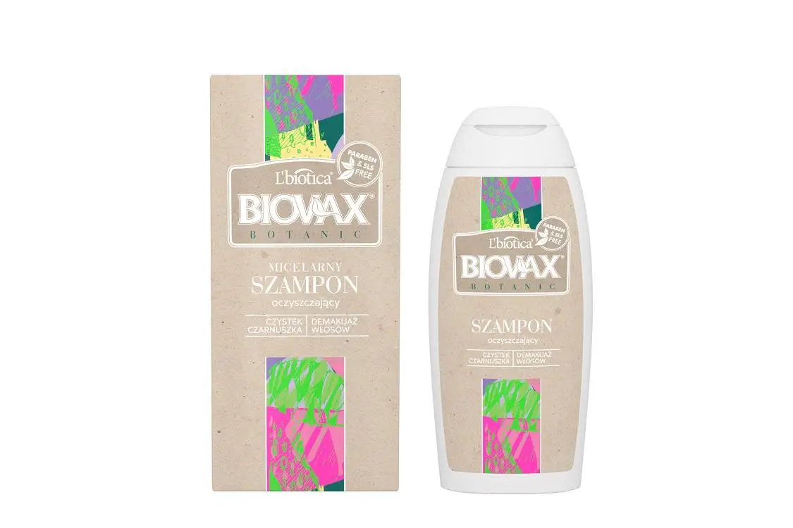 biovax botanic szampon micelarny czystek i czarnuszka 200 ml