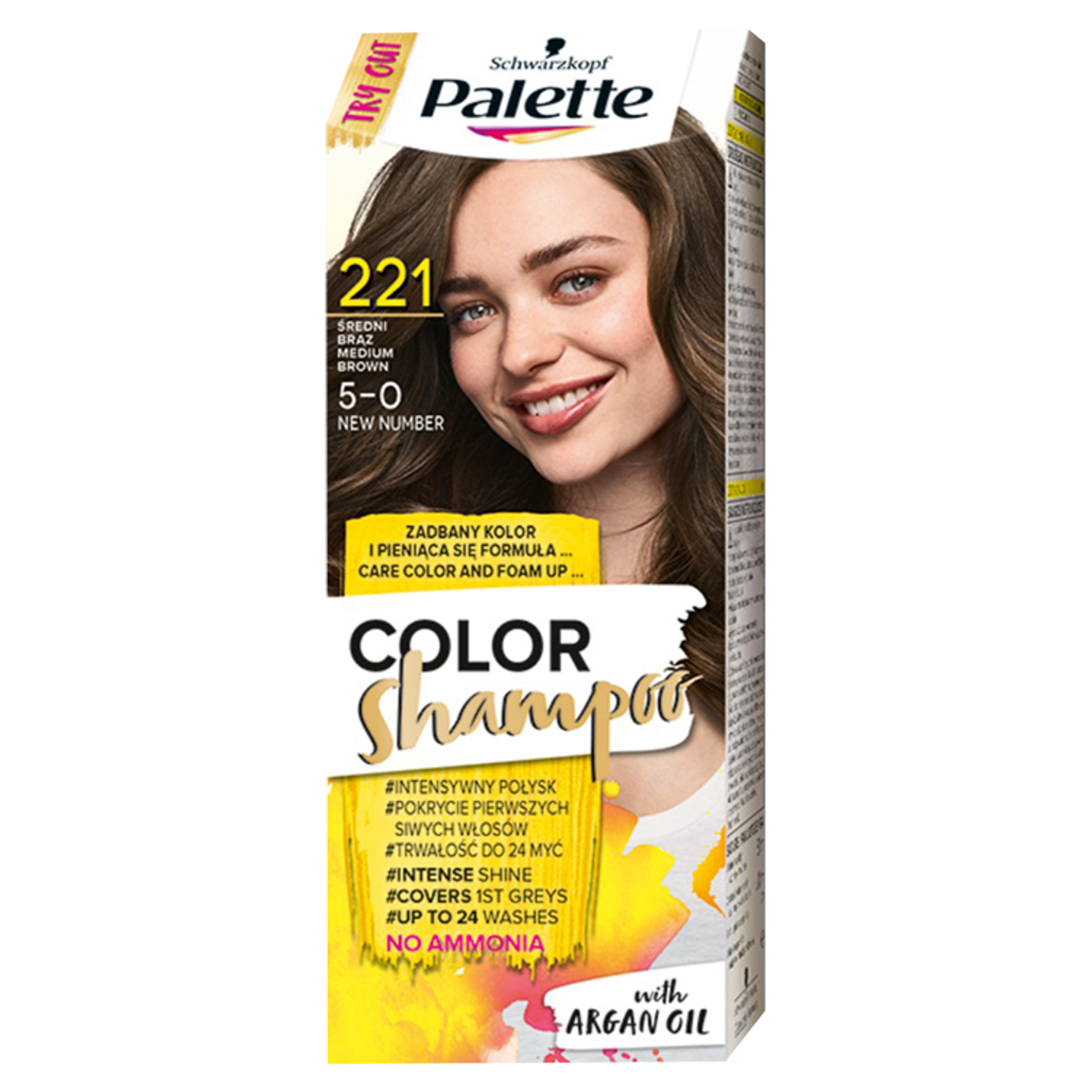 palette color shampoo szampon koloryzujący 113 czarny opinię