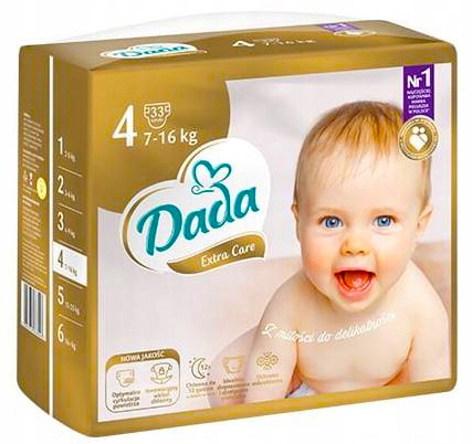 pieluchy dada extra care newborn