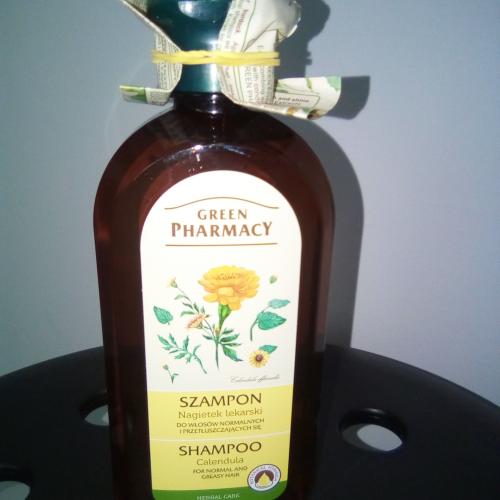 green pharmacy szampon do włosów normalnych i przetłuszczających