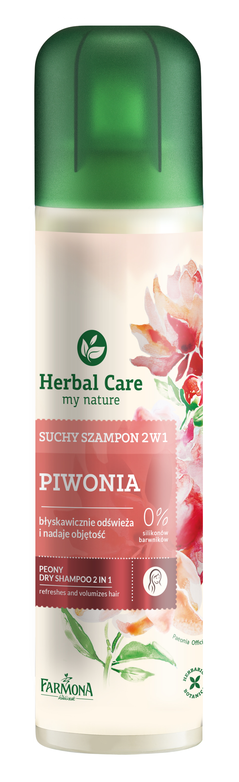 herbal care suchy szampon piwonia opinie