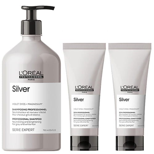 loreal expert silver szampon do włosów rozjaśnionych i siwych 250ml