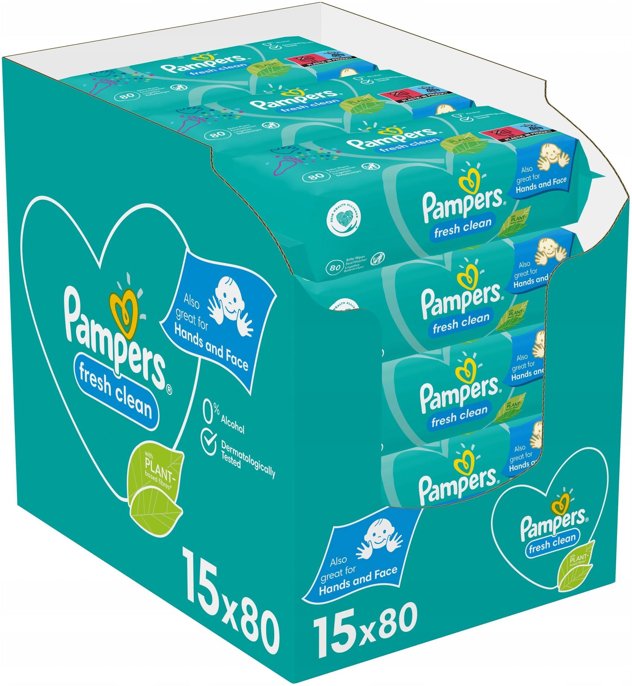 pampers natural clean skład