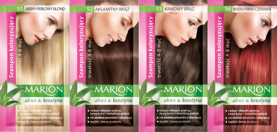 marion szampon koloryzujący kolory