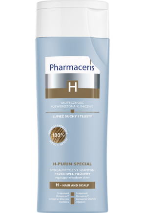 pharmaceris h-purin oily specjalistyczny szampon przeciwłupieżowy łupież tłusty