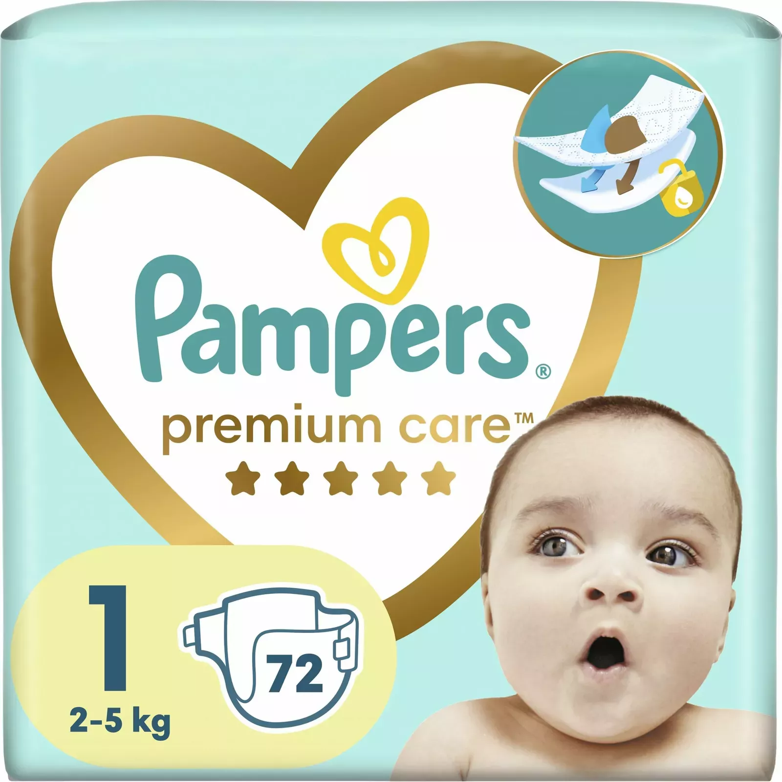 pampres premium care pieluszki newborn pampers