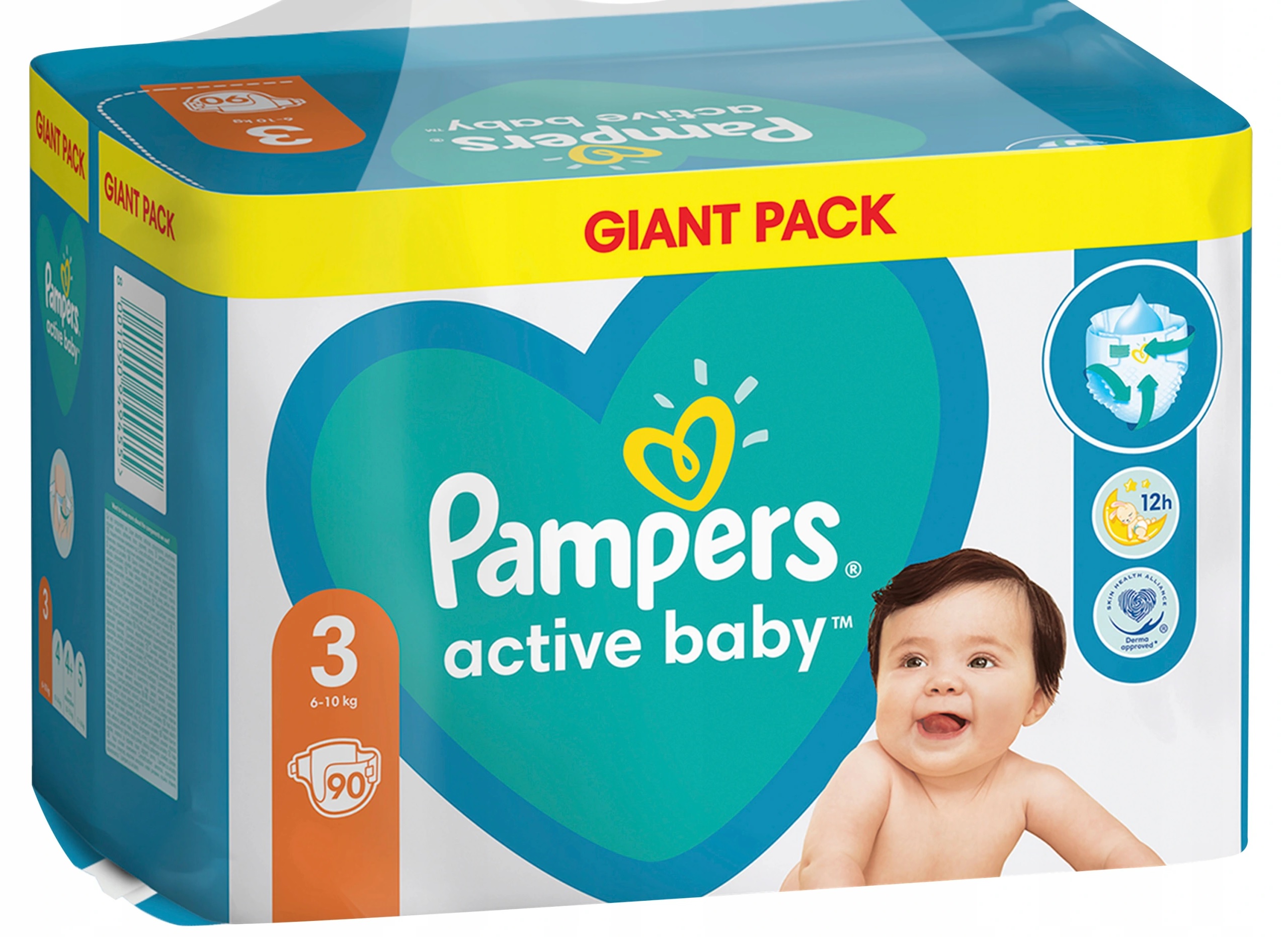 pampersy pampers 3 90 szt