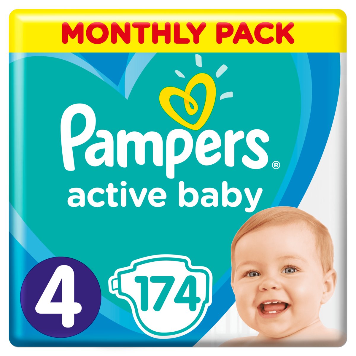 pampers pieluszki zapas 4 174 sztuk