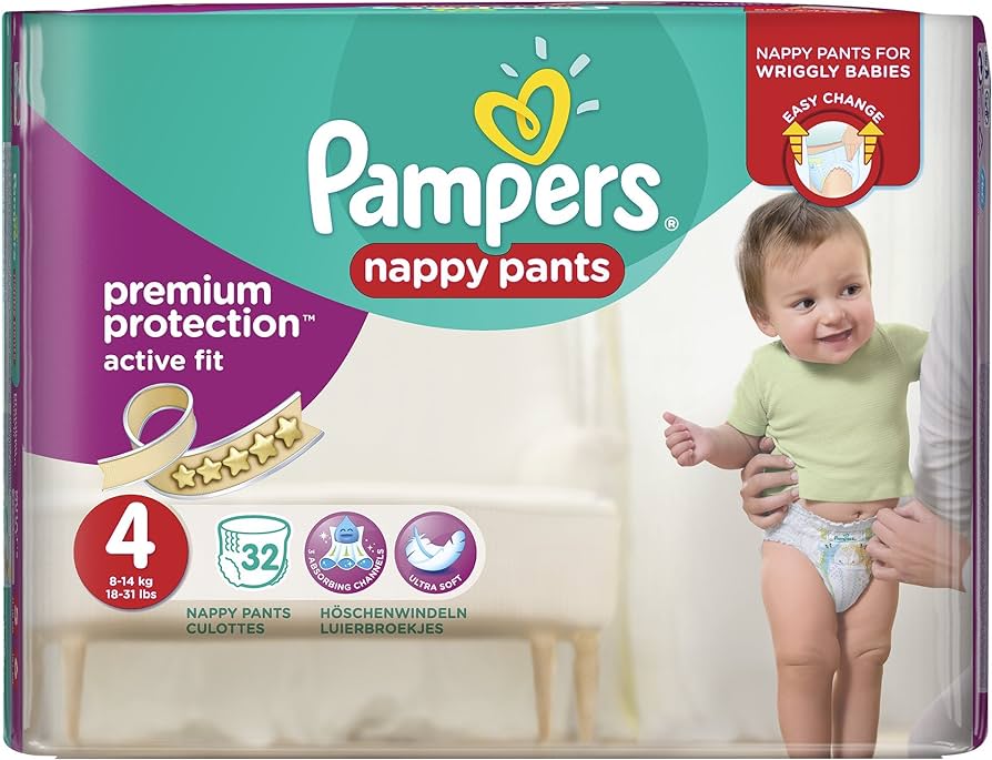 pampers premium protective active fit