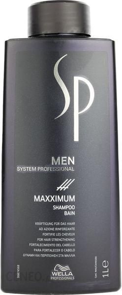 wella sp men maxximum szampon dla mężczyzn wzmacniający włosy 1000ml