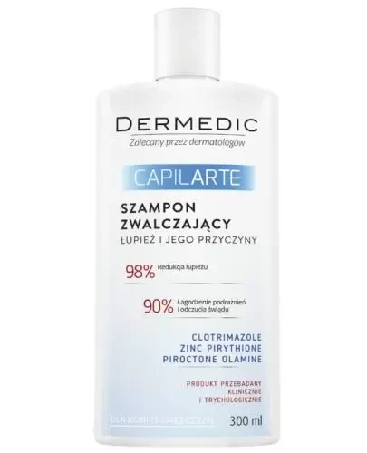 dermedic capilarte szampon zwalczający łupież i jego przyczyny 300 ml
